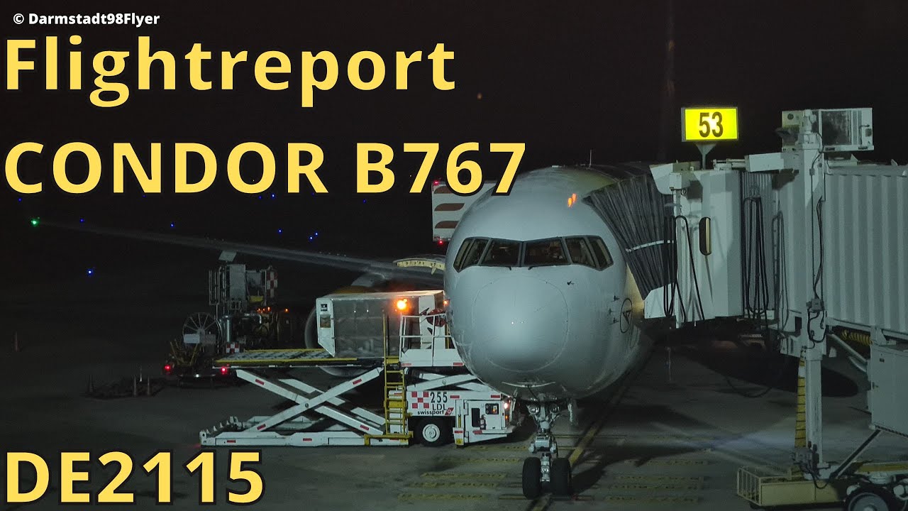 (HD) Condor DE2115 Cancun to Frankfurt | Flightreport Business Class | B767 D-ABUH