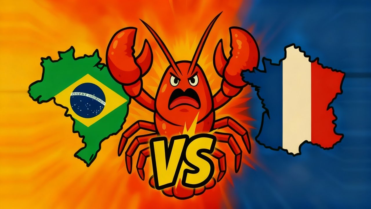 BRASIL X FRANÇA em GUERRA — por um motivo BIZARRO