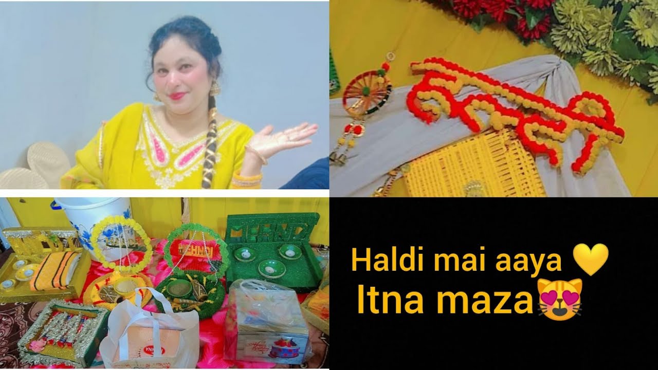 Haldi ceremony mai aaya itna maza😍😍😍||