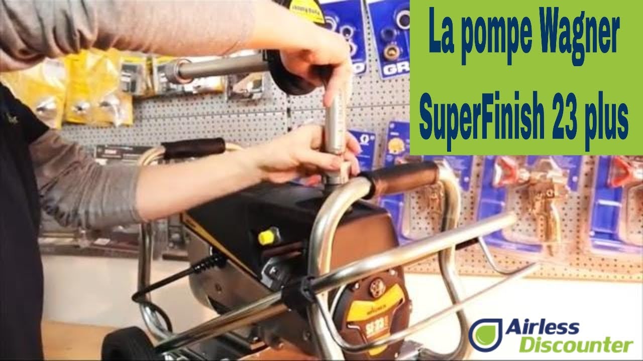 Présentation de la pompe Wagner SF SuperFinish 23 Plus par Airless Discounter