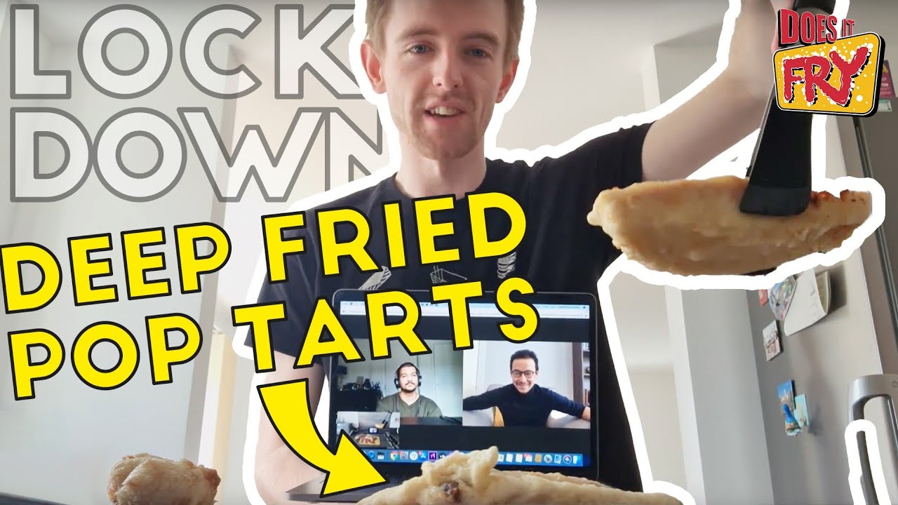 SCOTTISH GUY DEEP FRIES POP TARTS | Does it Fry?