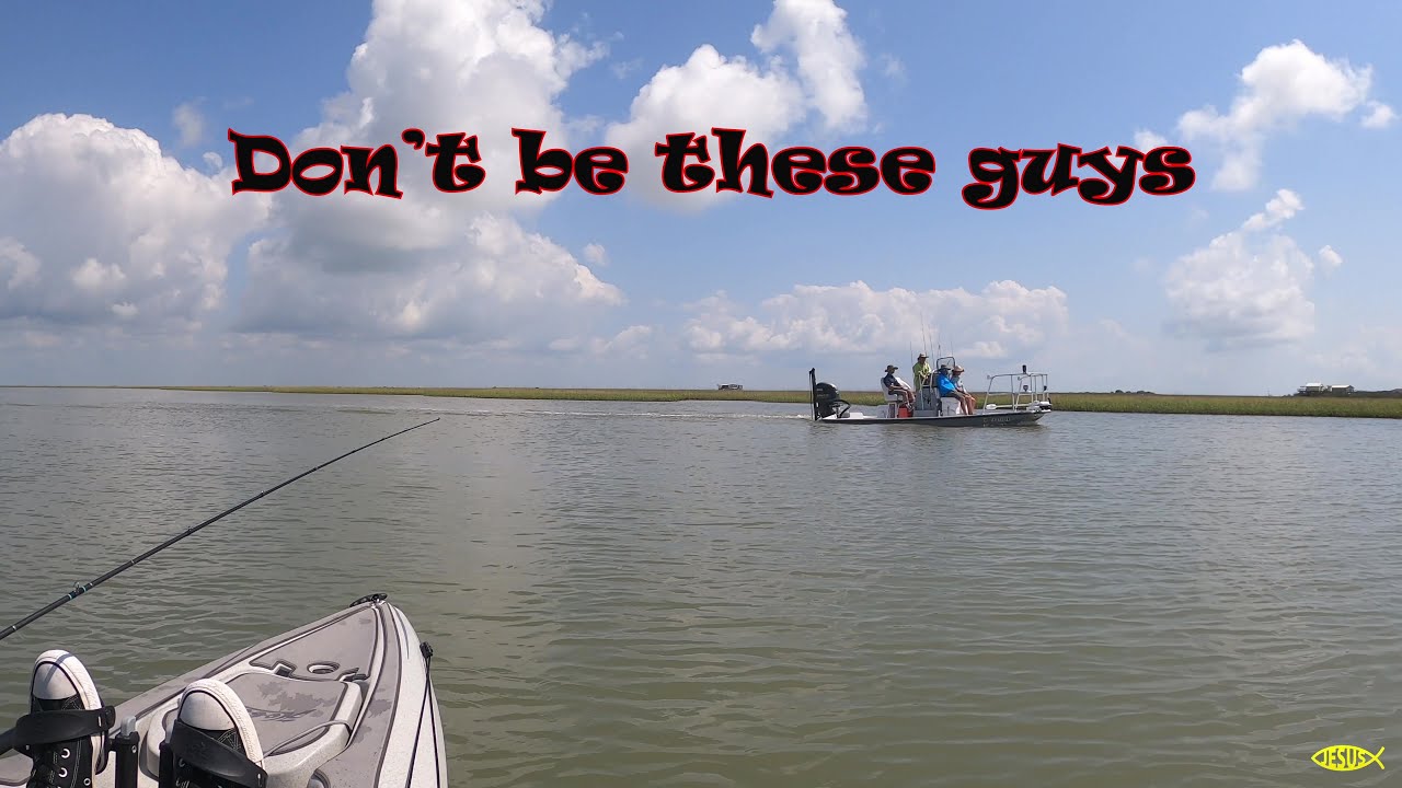 Don't Be These Guys! What Goes Around Comes Around... Fishing San Luis Pass Area