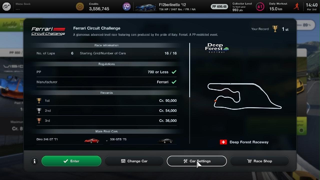 Gran Turismo 7, 3 for 3