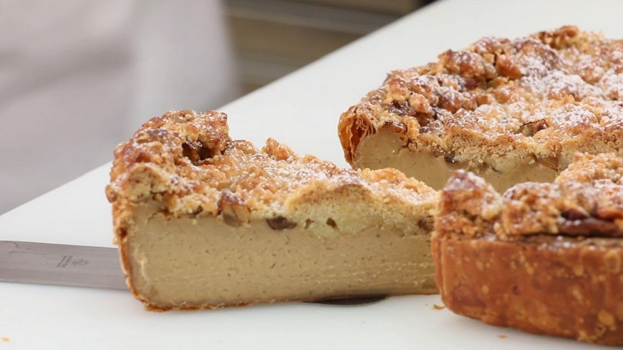 Recette du flan pâtissier au praliné par Stéphane Glacier (MOF) - ancel - Condifa