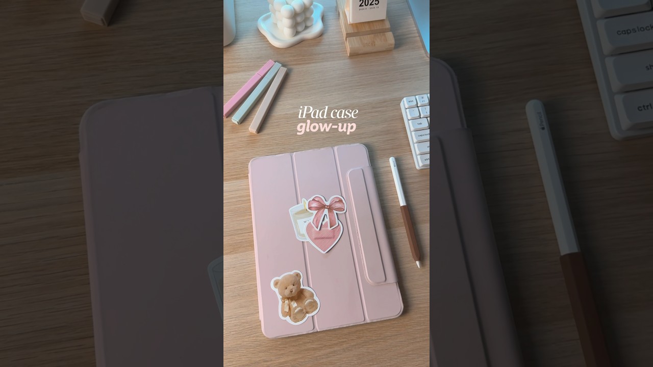Refresh my iPad case with me 💫  iPad makeover, my favorite aesthetic iPad accessories, apple pencil