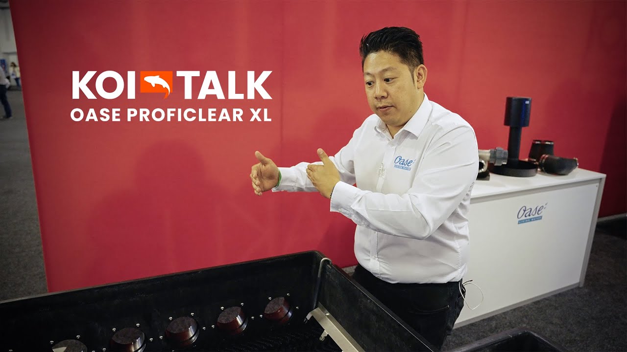 Demonstrating The OASE PROFICLEAR XL Pump-Fed Drum Filter