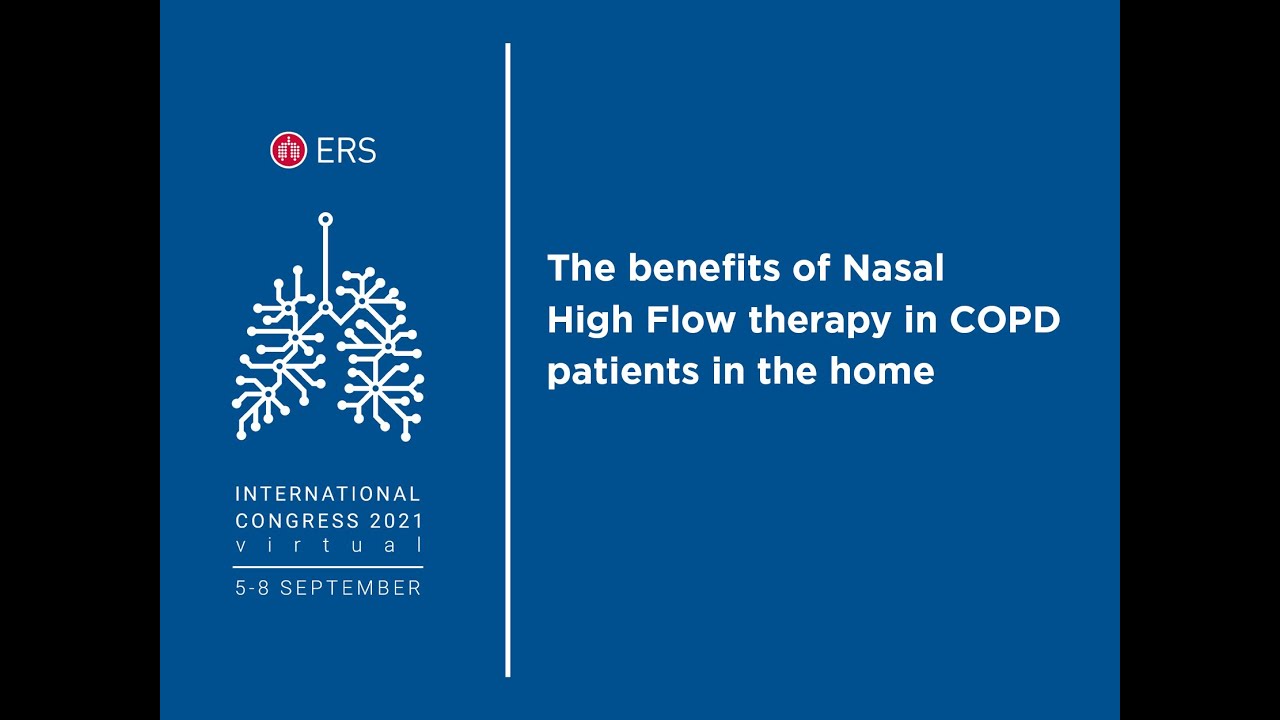 ERS 2021 International Congress: Benefits of Nasal High Flow therapy in COPD patients in the home