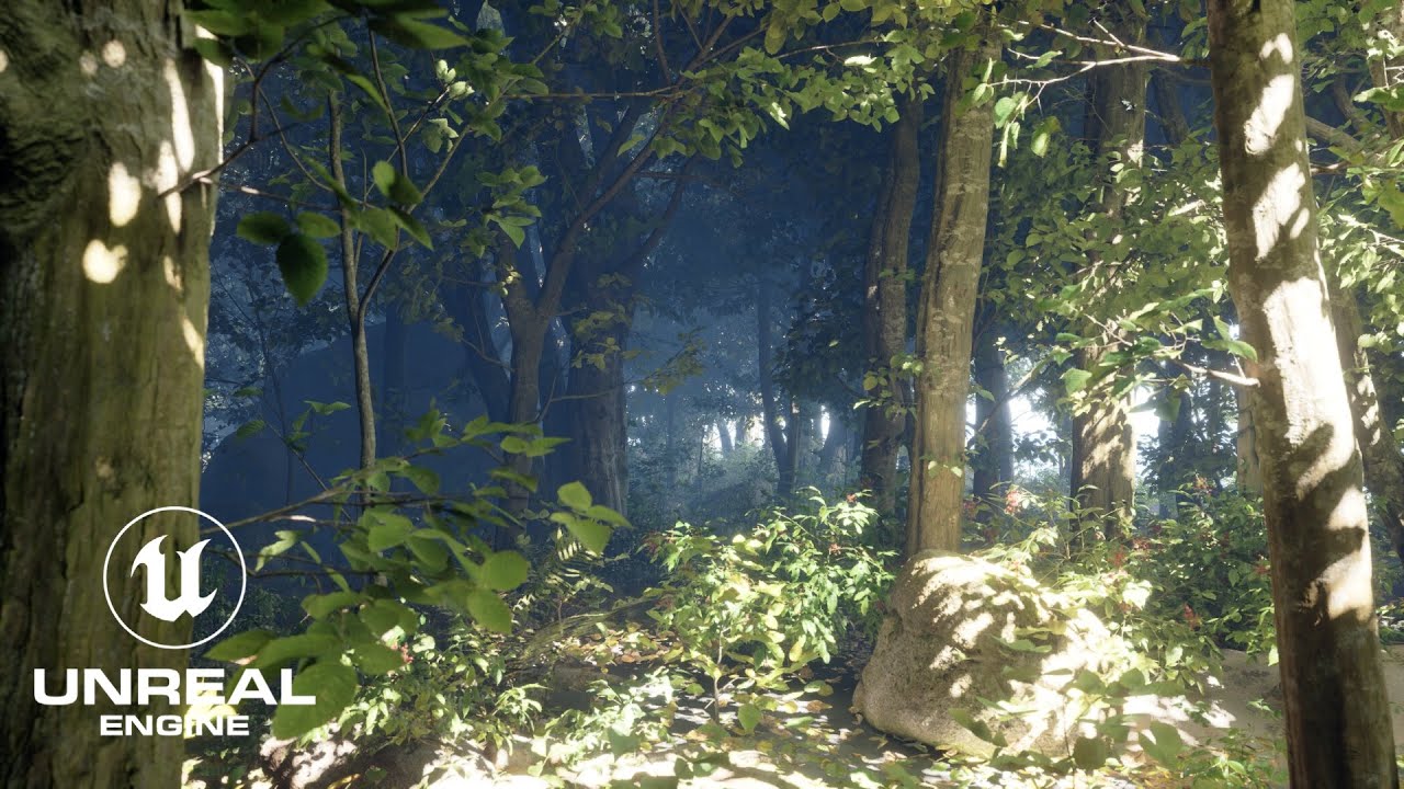 Unreal Engine 5.2 Electric Dreams PCG Forest