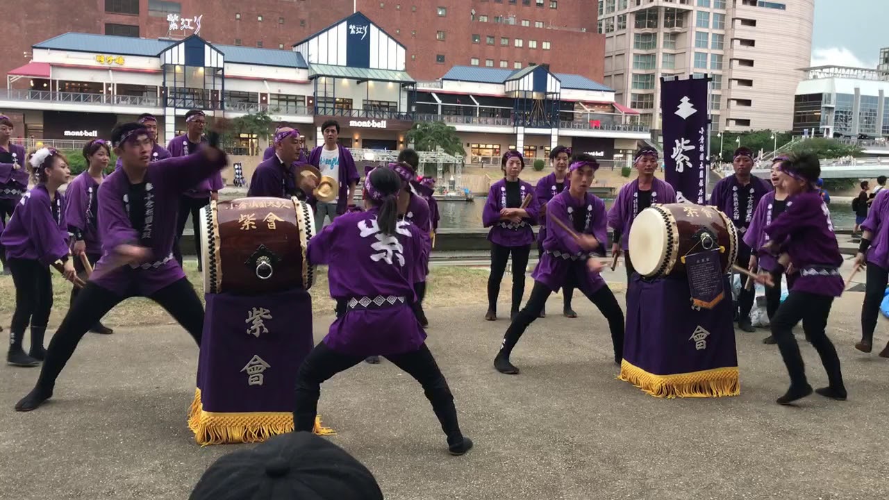 小倉祇園太鼓 2018 据え太鼓 紫会 最終日ラスト！