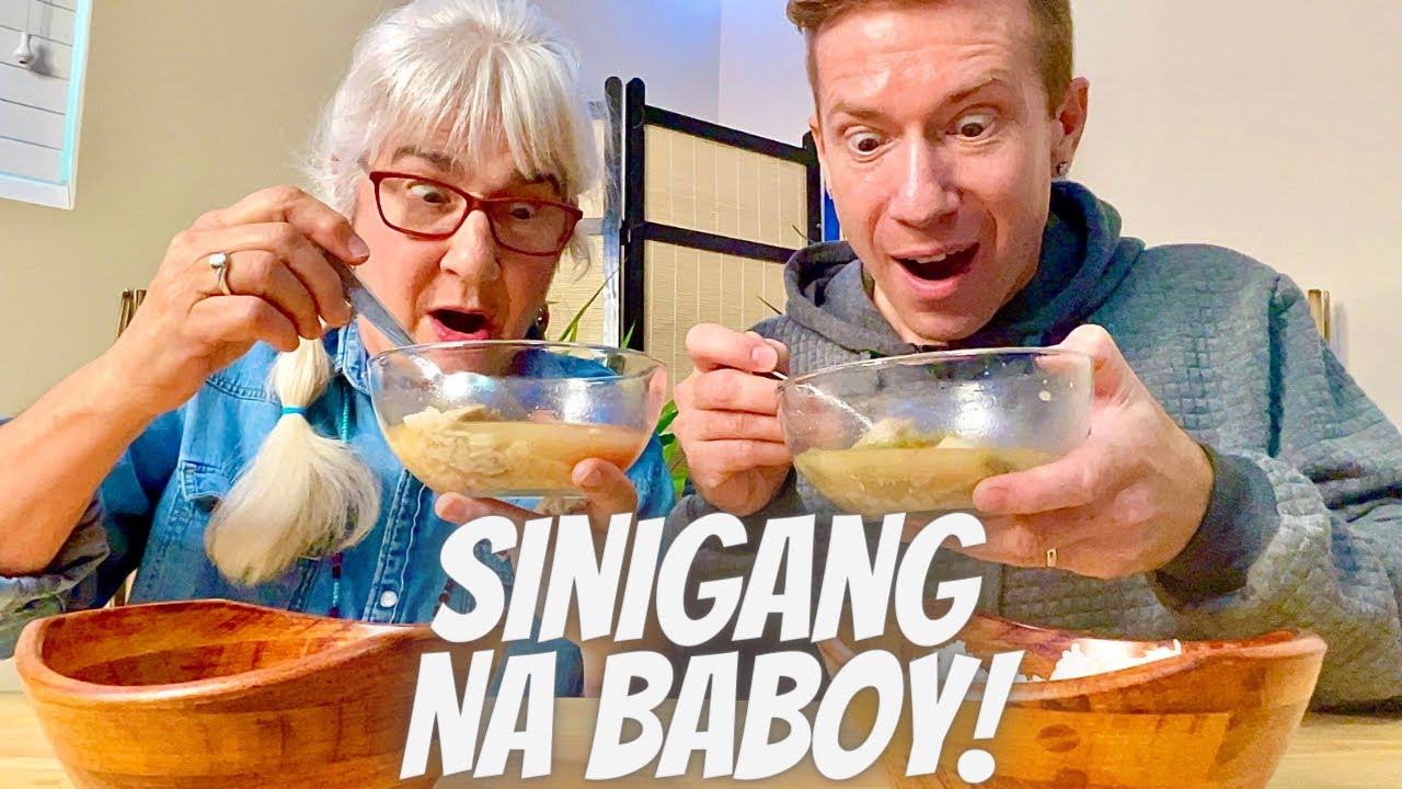 Sinigang Na Baboy With My Mom | Filipino Food Review