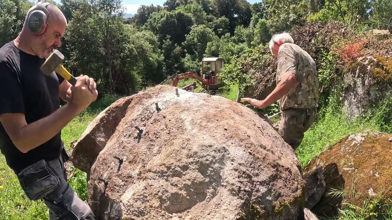 Comment couper des rochers