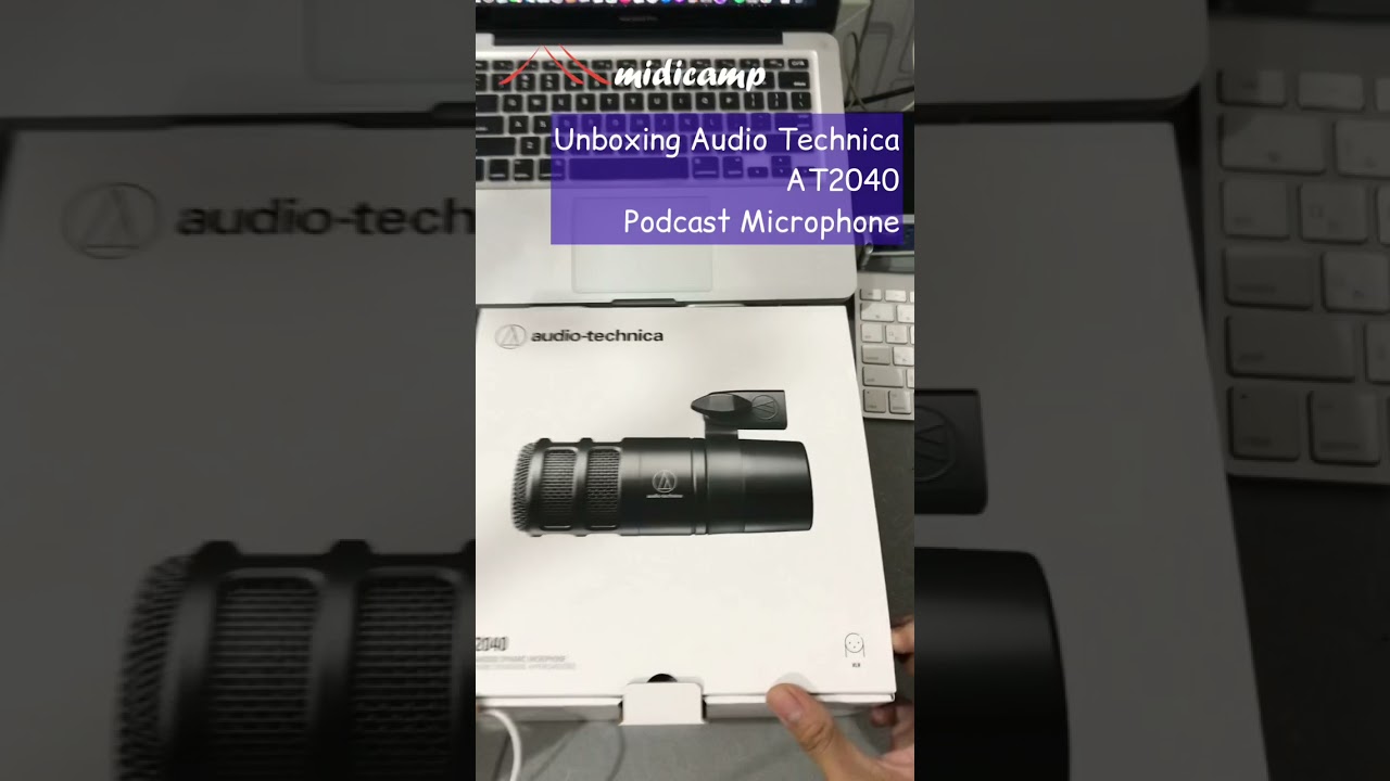 Unboxing microphone podcast audio technica at2040 #audiotechnica  #podcaster #podcastindonesia