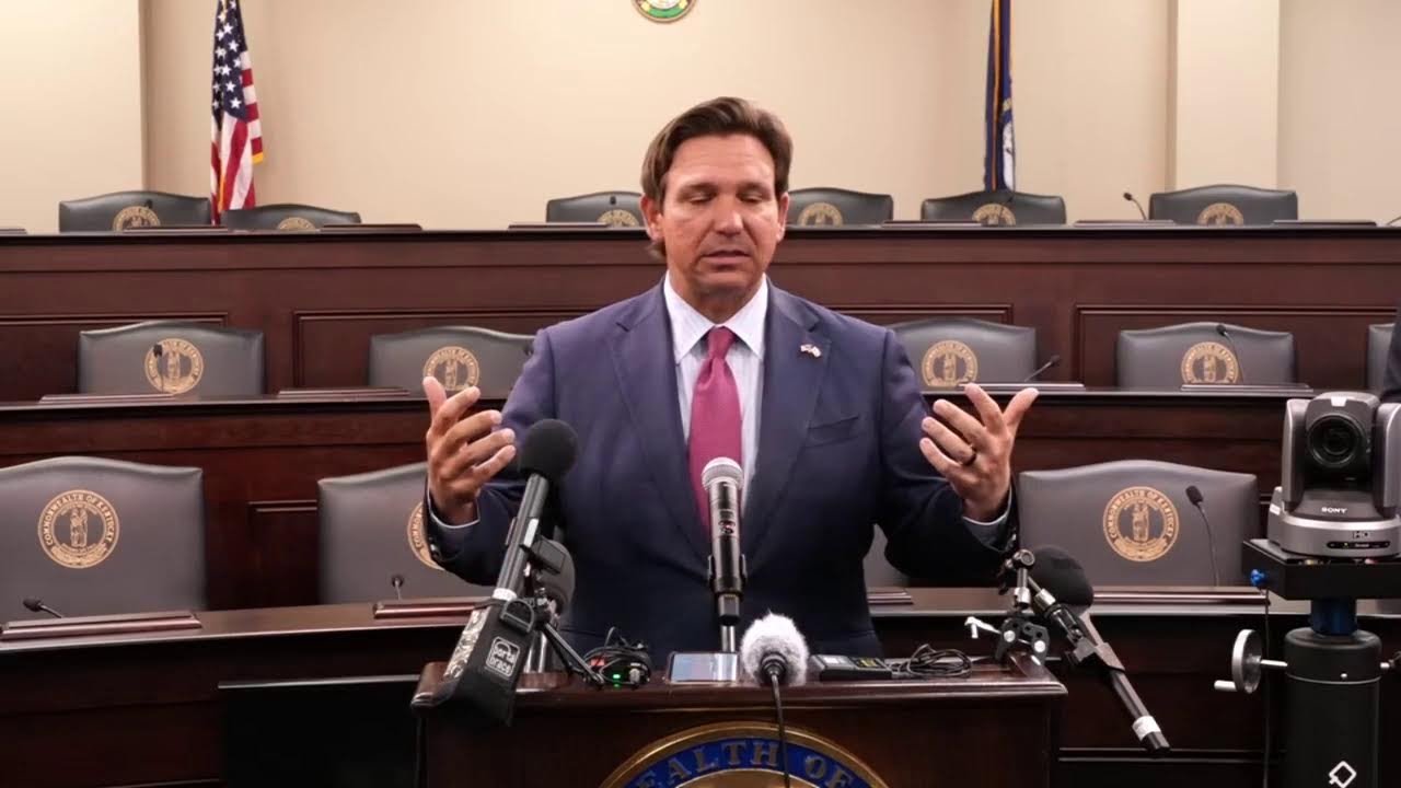 Governor DeSantis Holds Press Conference in Kentucky Supporting a Balanced Budget Amendment