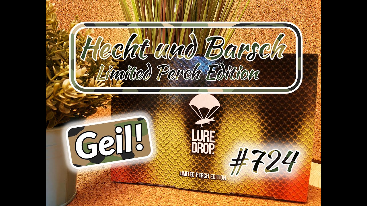 Wie für mich gemacht! Lure Drop, Limited Perch Edition von Hecht und Barsch!