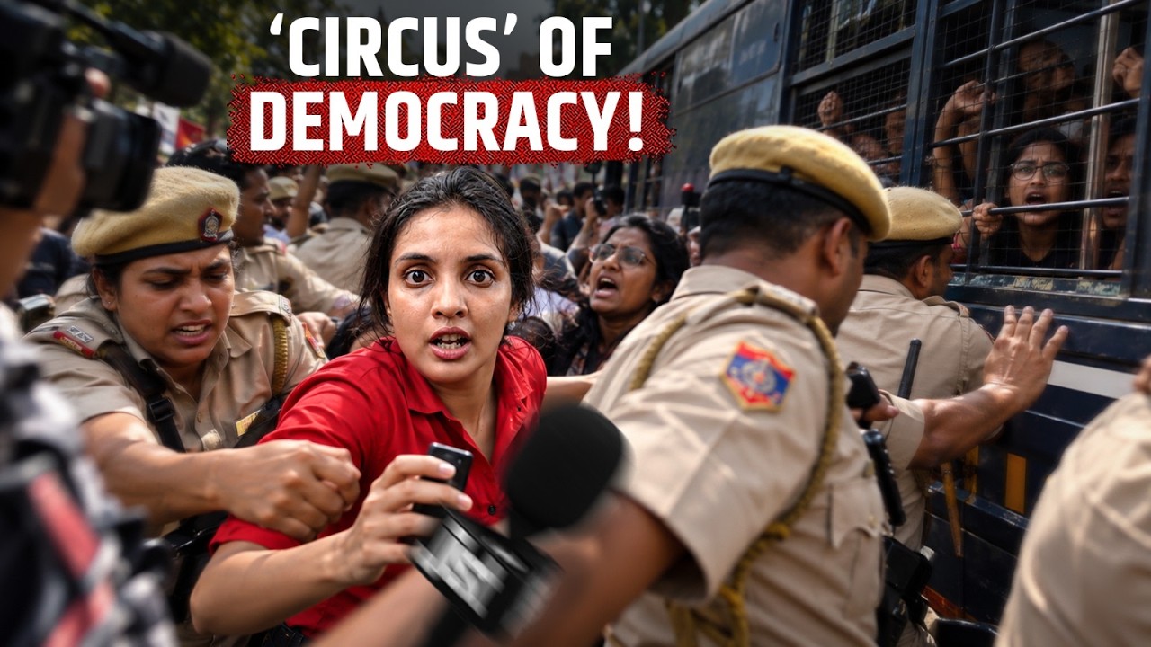 Most SHOCKING Protest I&rsquo;ve Seen, Thanks to DELHI POLICE! ft. Sonal | Jist
