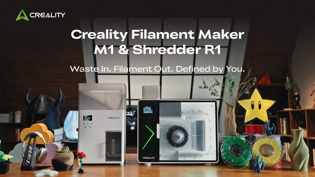 Meet Creality M1 & R1&mdash;The First Desktop System to Recycle & Create Your Own Filament
