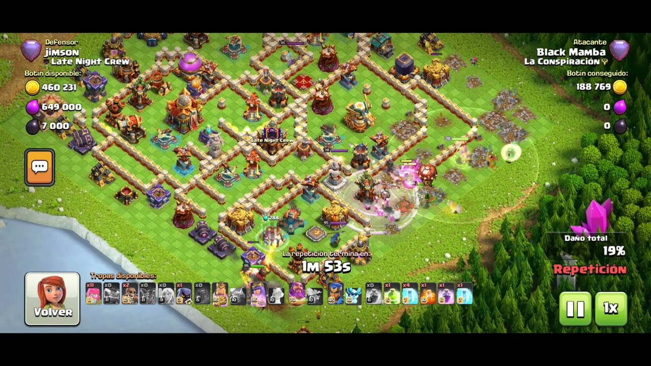 Golem Brujo + B&aacute;rbaro Arquero 🏹 Th16!🔥 @ClashOfClans @supercell