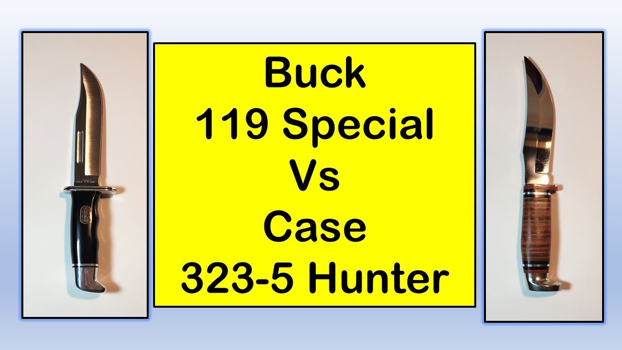 The Buck 119 Special vs The Case 323-5 Hunter
