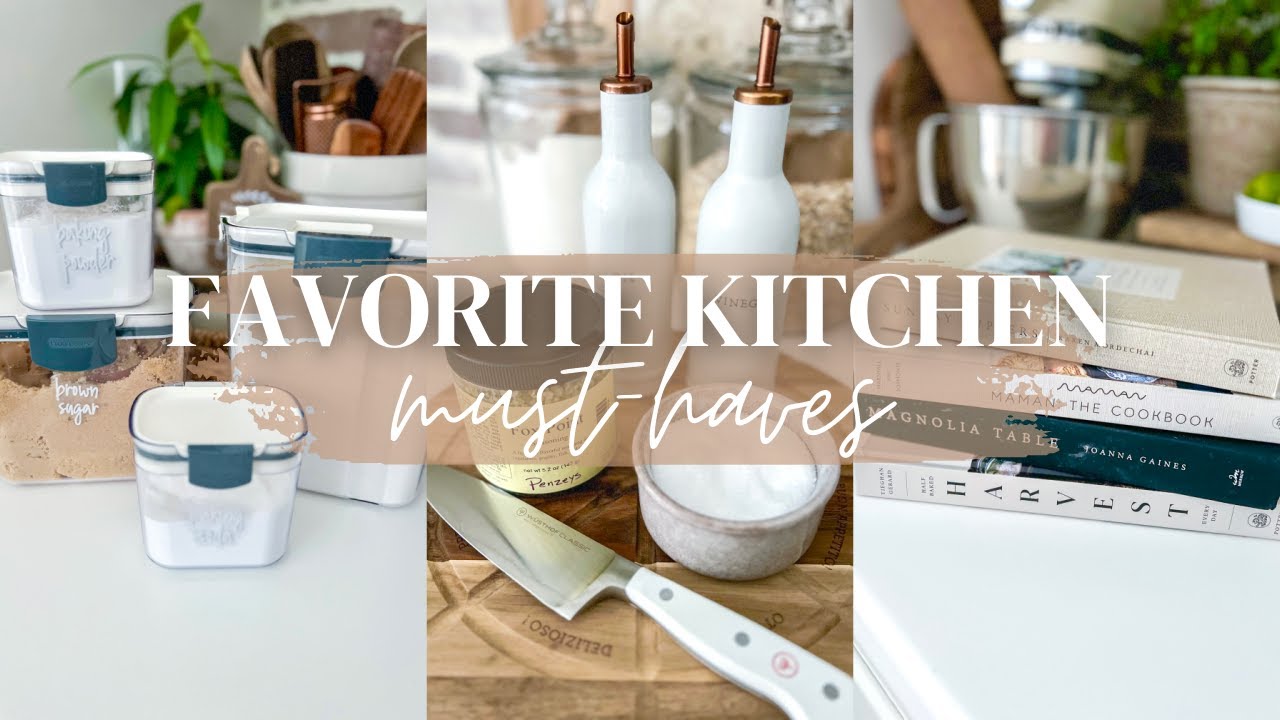 KITCHEN MUST-HAVES // FAVE KITCHEN COOKWARE, SEASONING, AND COOKBOOKS // CHARLOTTE GROVE FARMHOUSE