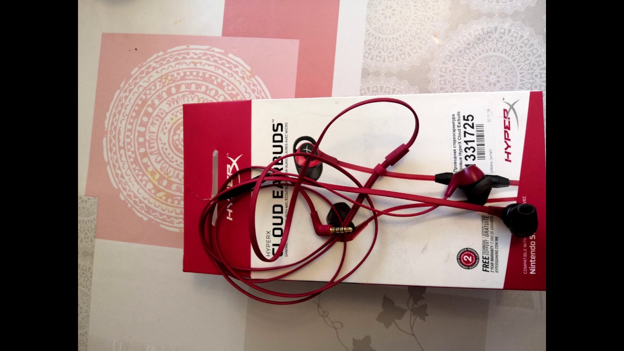 Обзор и опыт использования наушников HyperX Cloud EarBuds