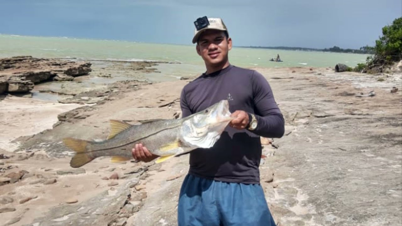 Pescaria de Robalo em PARIPUEIRA AL, amigo Eduardo com sorte 2021