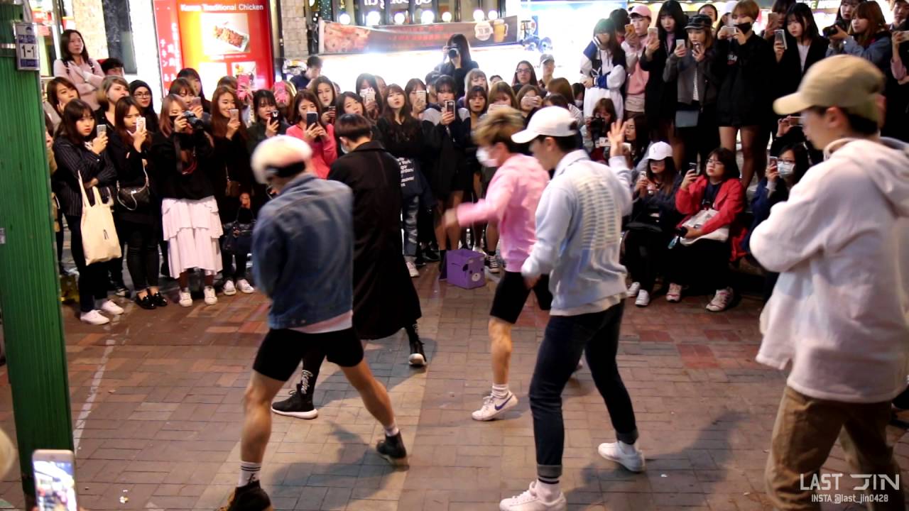 160417 디오비 dob GOT7 FLY 홍대 버스킹
