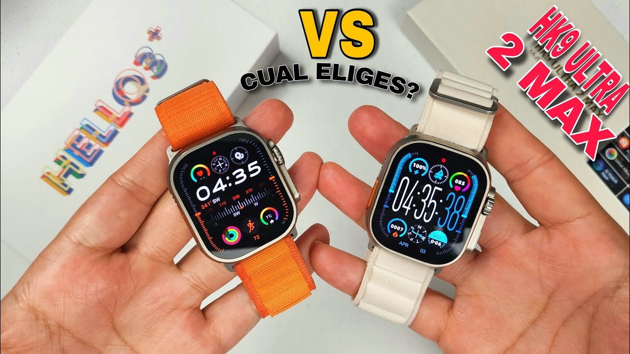 HK9 ULTRA 2 MAX VS HELLO WATCH 3 PLUS - CON CUAL TE QUEDAS ?