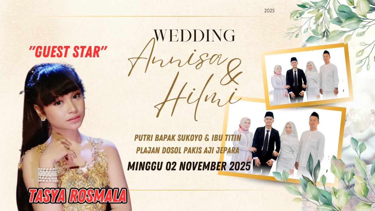 🔴LIVE STREAMING  WEDDING ANNISA & HILMI DIHIBUR OLEH SENADA MUSIC PLAJAN DOSOL PAKIS AJI JEPARA