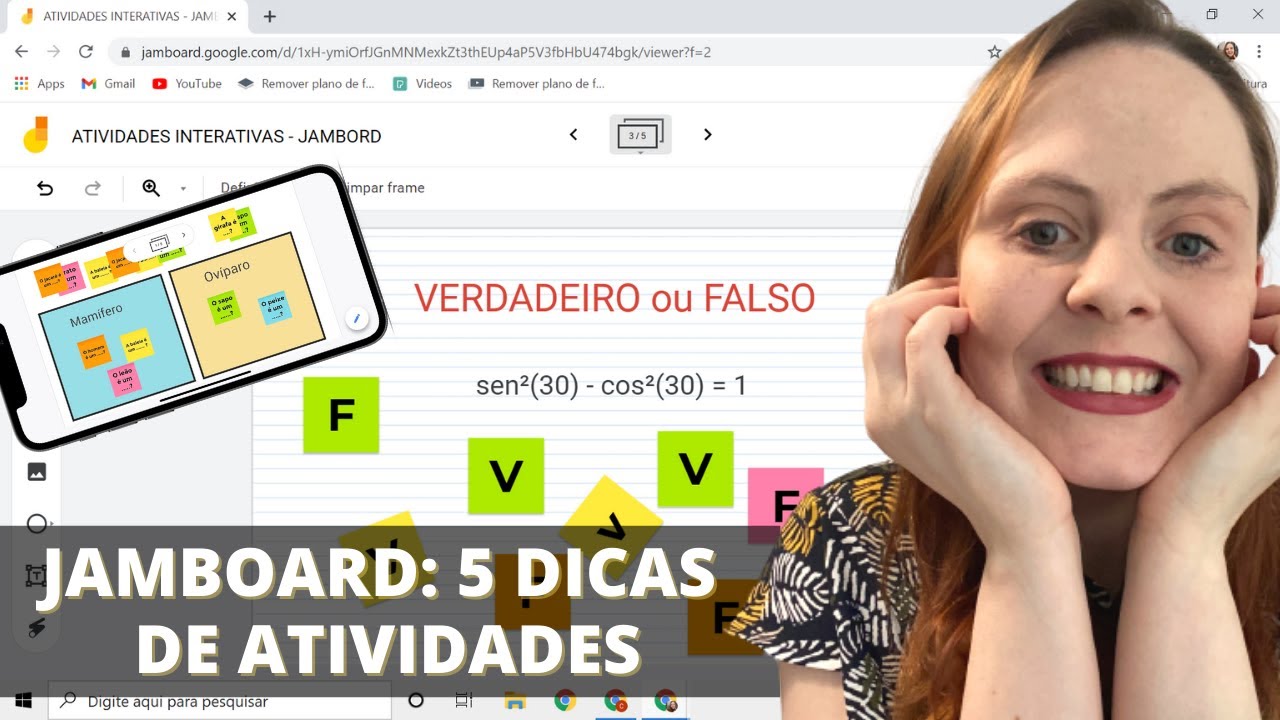 DICA: 5 ATIVIDADES INTERATIVAS - JAMBOARD: Quadro branco com intera&ccedil;&atilde;o ao vivo (MEET, ZOOM ou TEAMS)