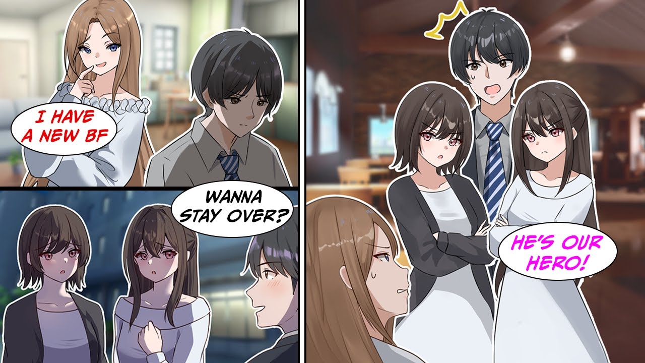 [Manga Dub] After getting cheated on and dumped, I saved two girls and... [RomCom]