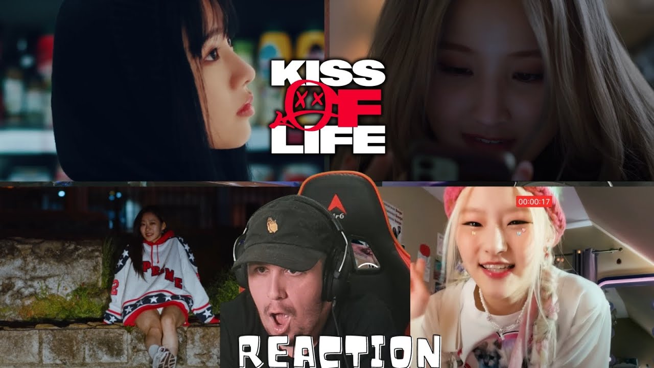 Kiss Of Life Solos | Sugarcoat | Countdown | Kitty Cat | Play Love Games. Espy Reacts