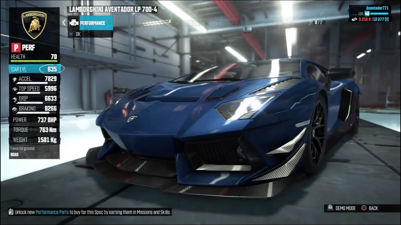 The Crew Customization Lamborghini Aventador + Test drive in the open world!