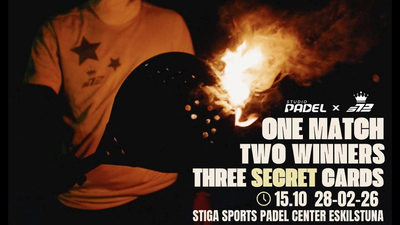 STUDIO PADEL x S72 | ONE MATCH. TWO WINNERS. THREE SECRET CARDS