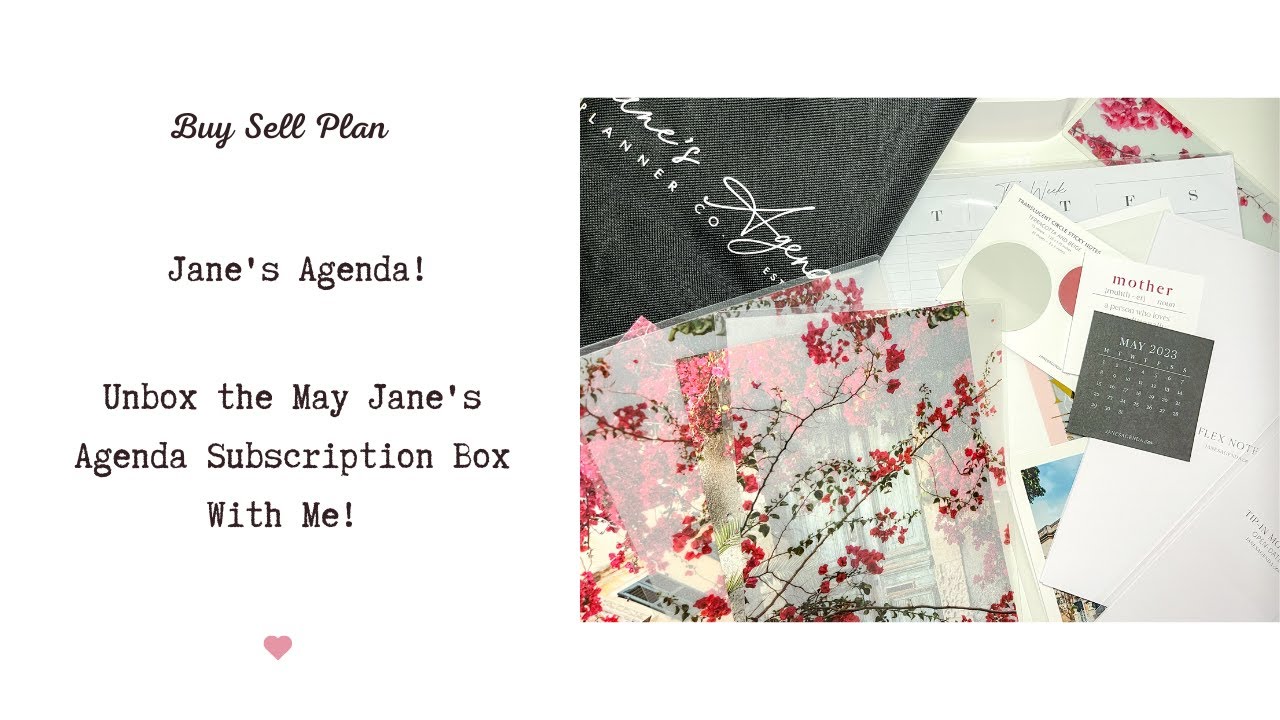 May Jane's Agenda Subscription Box