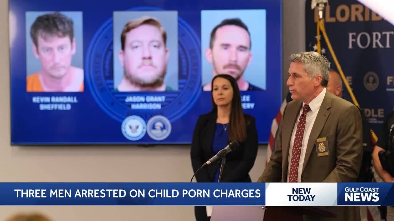 Three men arrested on various child porn charges in separate cases