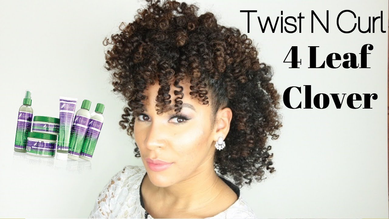 TYPE 4 LEAF CLOVER TWIST N CURL PIN UP ft THE MANE CHOICE | NATURAL HAIR