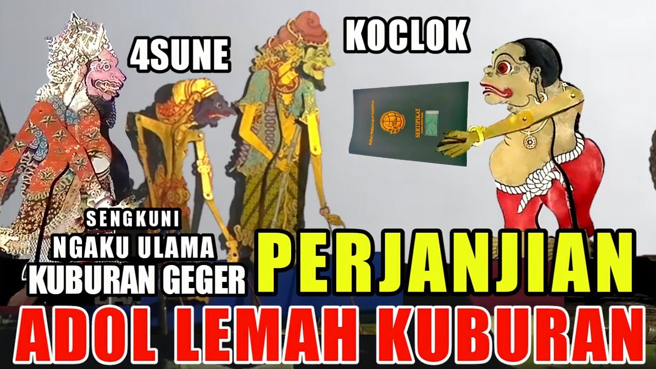 DERR...bagong kyai semar nggugah perjanjian polo kependem durno sengkuni di pedal sampi modar
