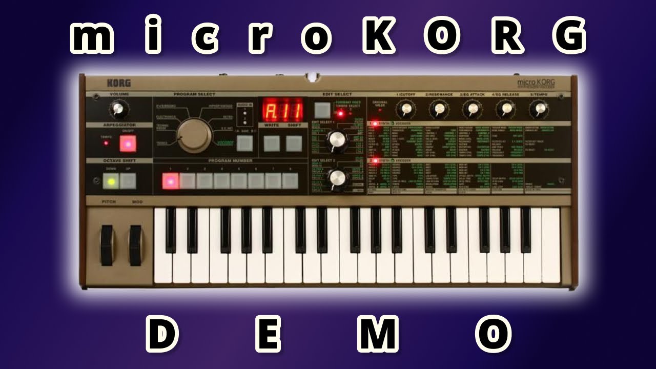 Korg MicroKorg DEMO 🎹 A Nice entry-level Synth