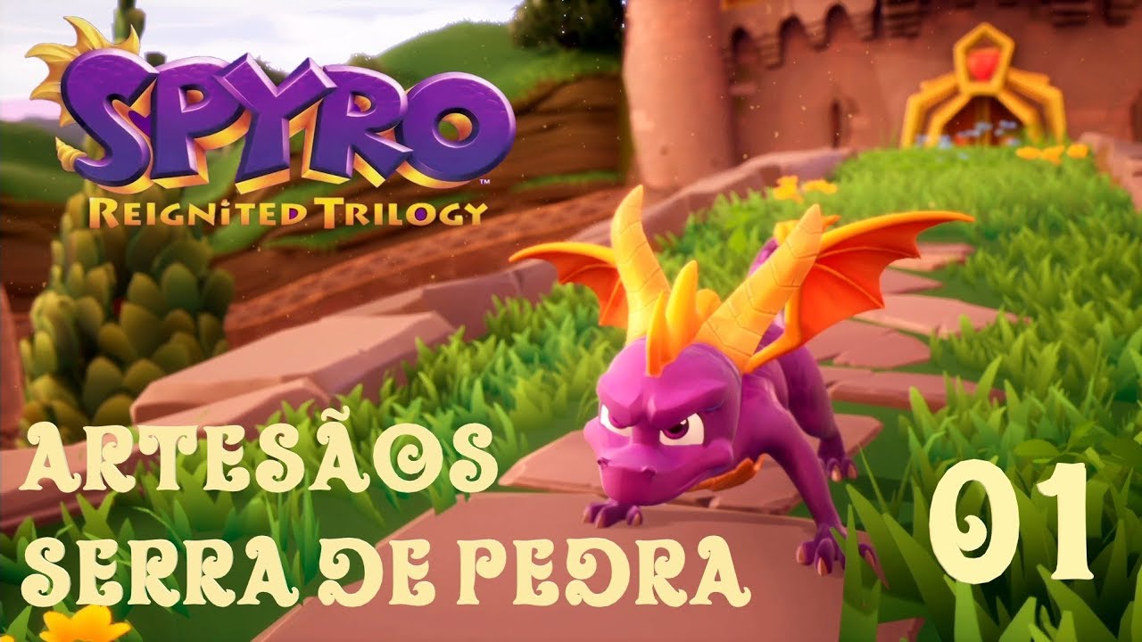 Spyro Reignited Trilogy (Spyro 1 - 120%) #01 Artesãos e Serra de pedra (PT-BR) Xbox One X