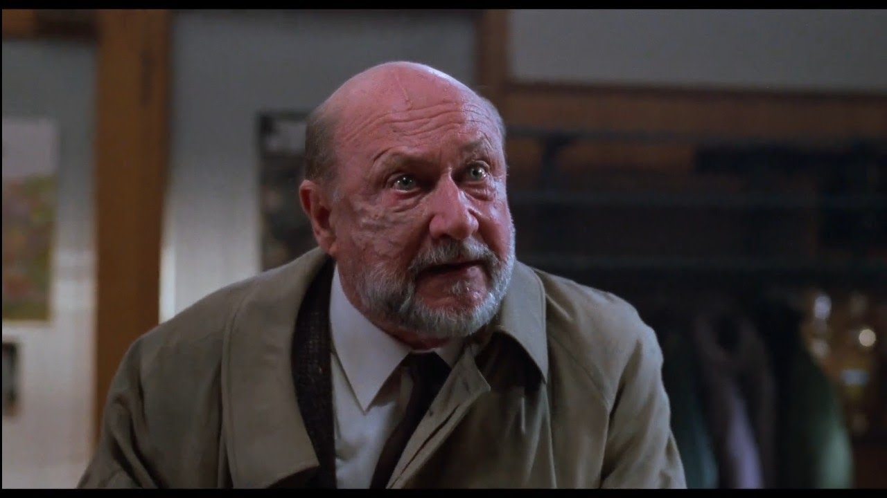 He's here to kill that little girl & anybody who gets in his way! (Halloween 4 Police Station scene)