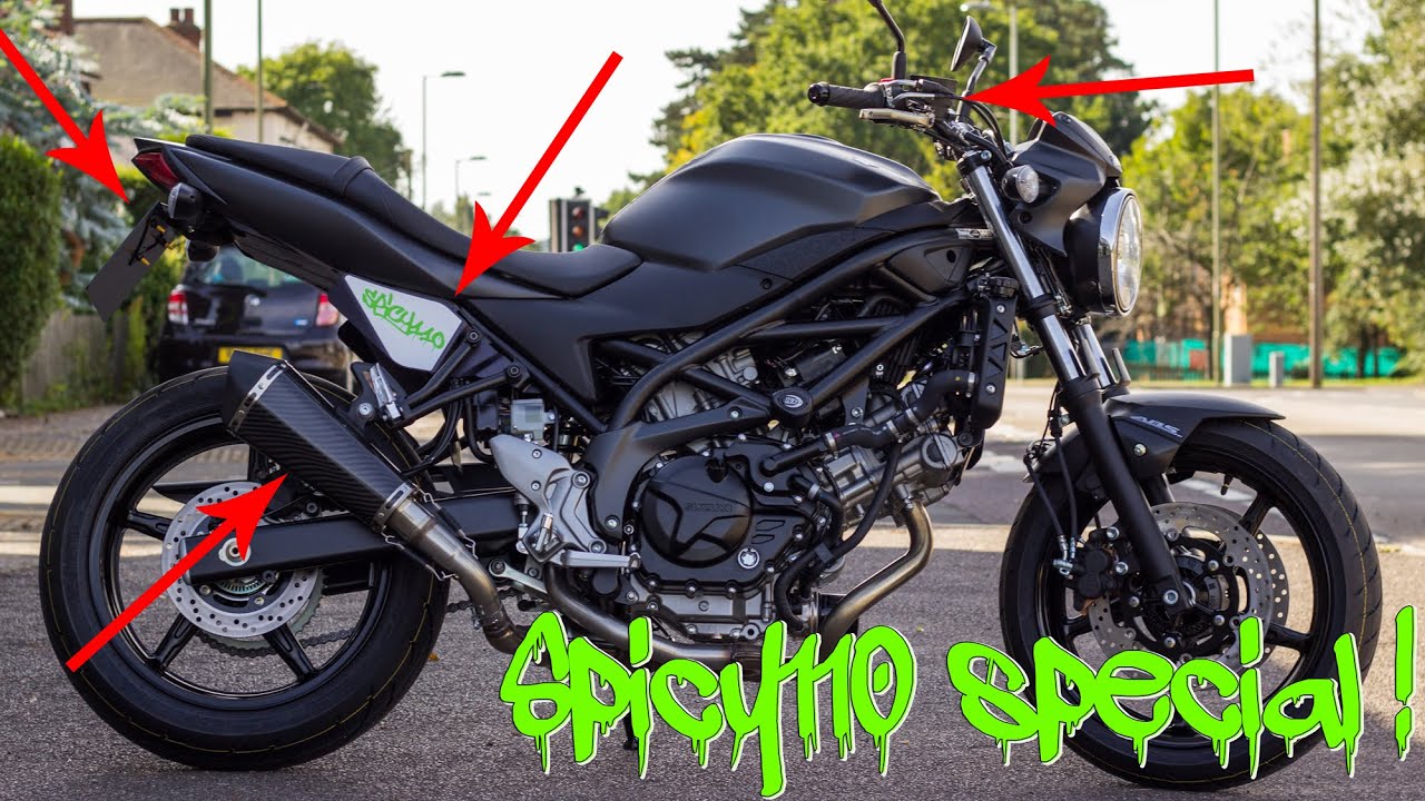Suzuki SV650 Spicy110 Special! Moto-vlogging worlds first?