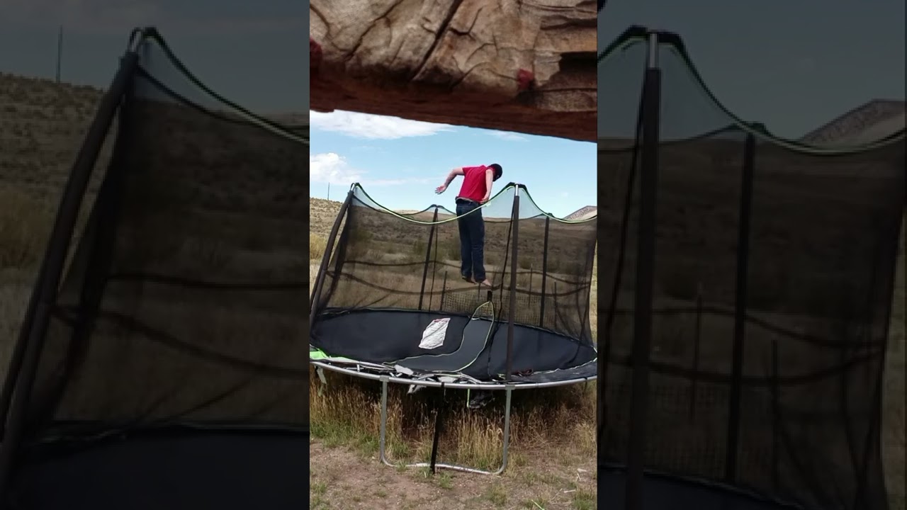 how to back-half on trampoline! (tutorial!)