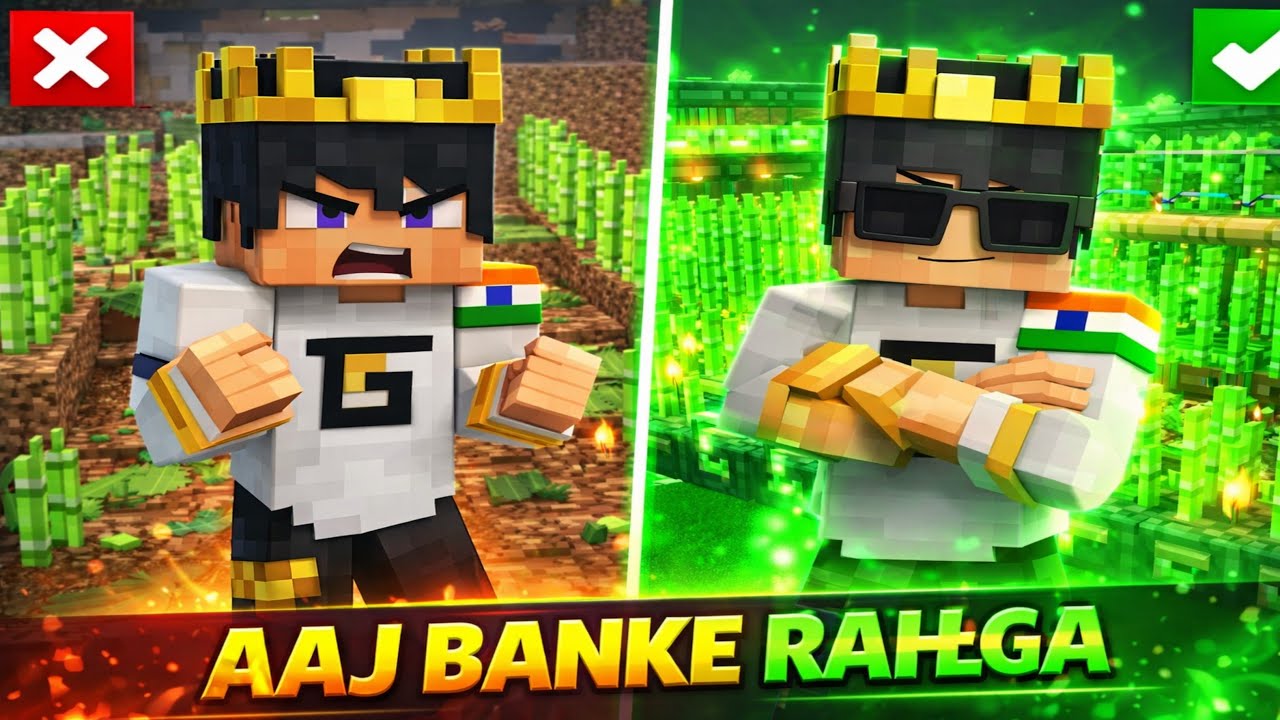 Aaj To Sugarcane Farm BANKE Rahega 😤 | Minecraft Survival EP-20