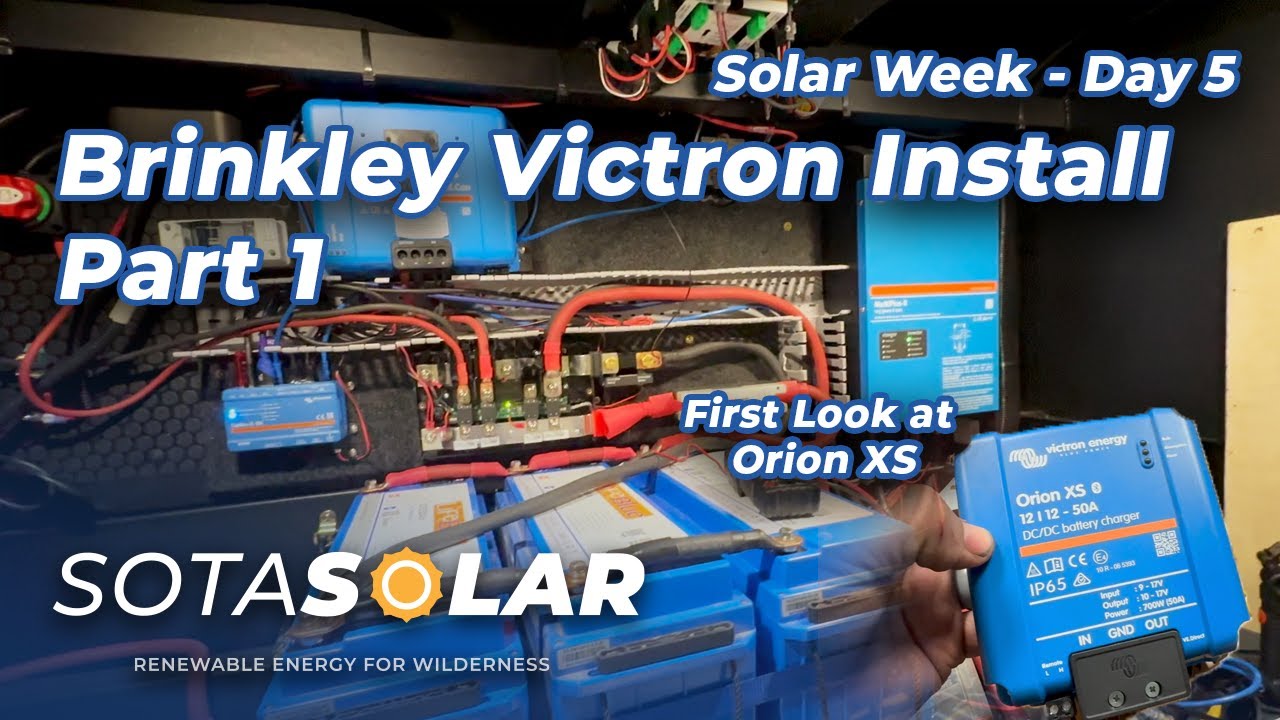 Brinkley 5th Wheel Victron Solar System Install - Solar Week Day 5