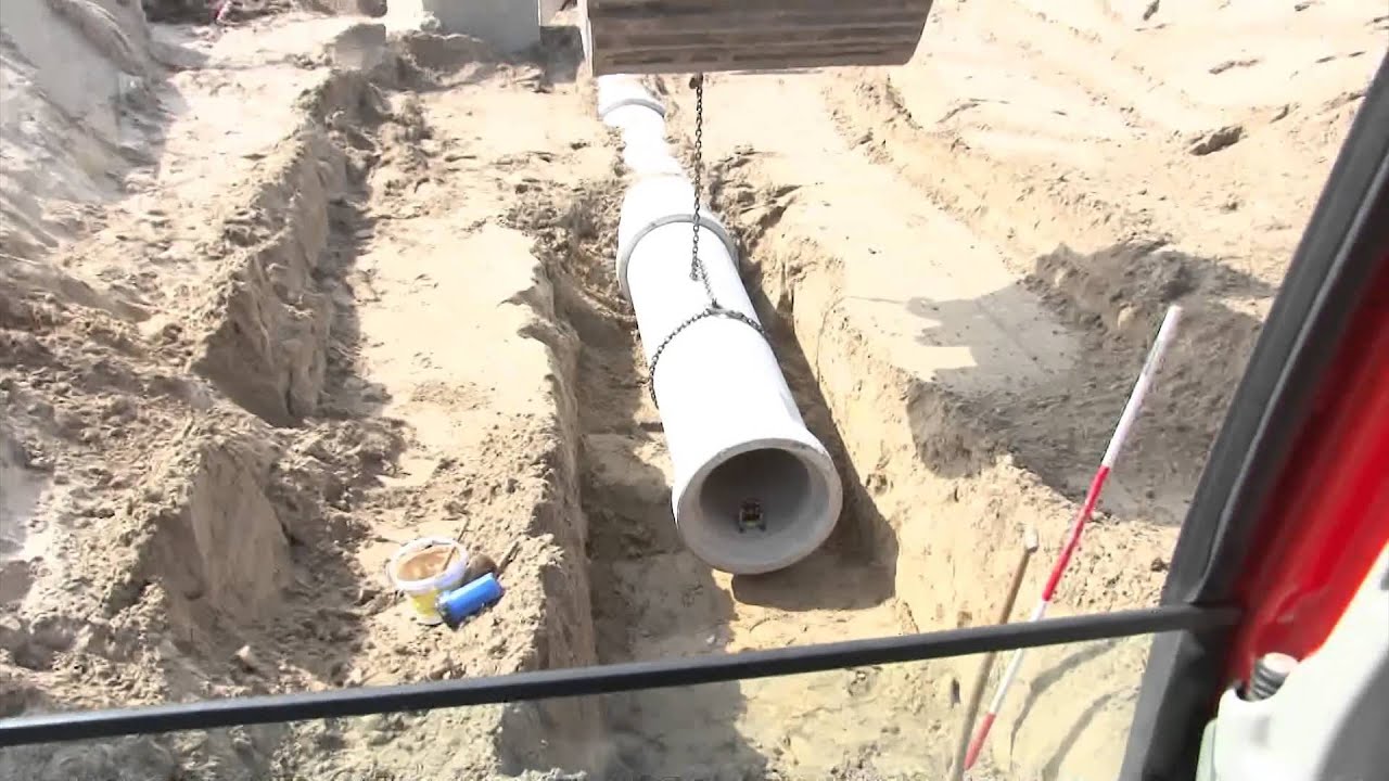 14 Een betonnen riool aanleggen