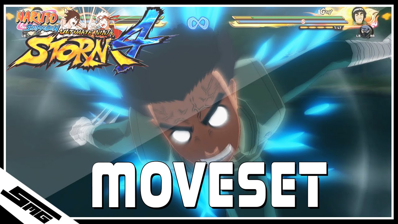 Naruto Ultimate Ninja Storm 4 - Rock Lee COMPLETE Moveset