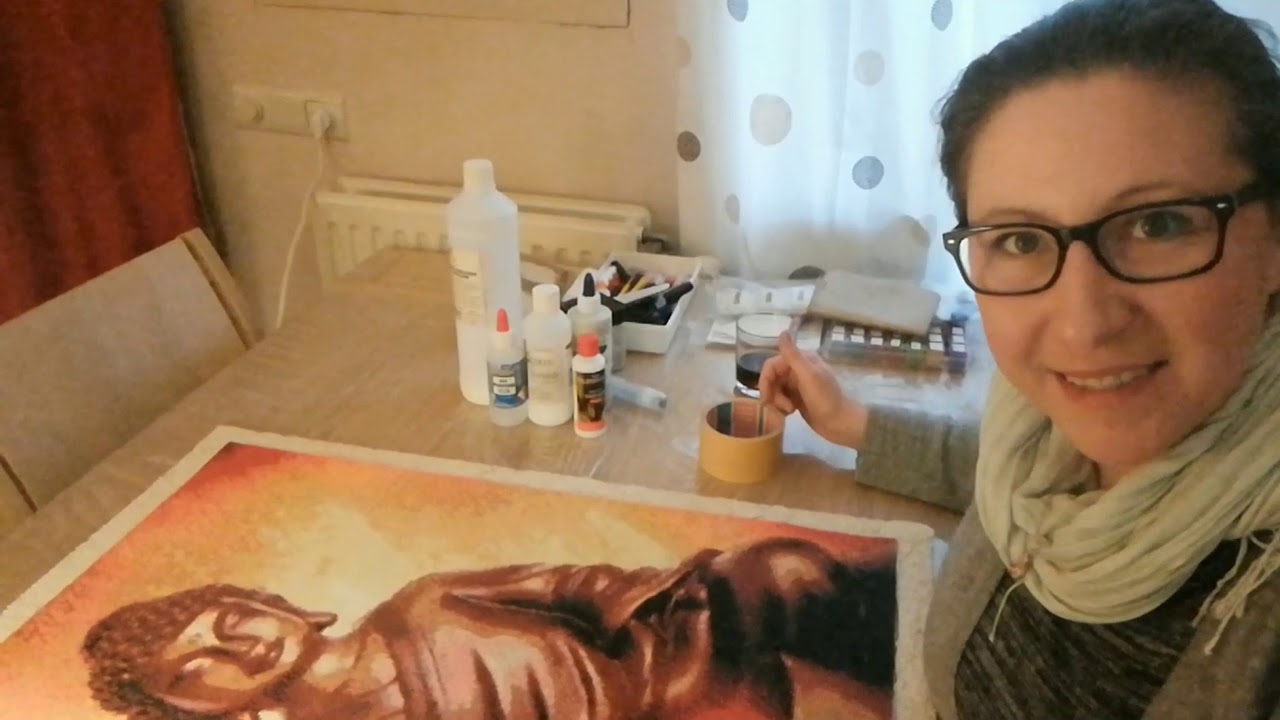 Diamond Painting : encadrement de Bouddha