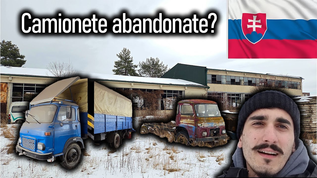 Am gasit niste camionete vechi AVIA in Slovacia