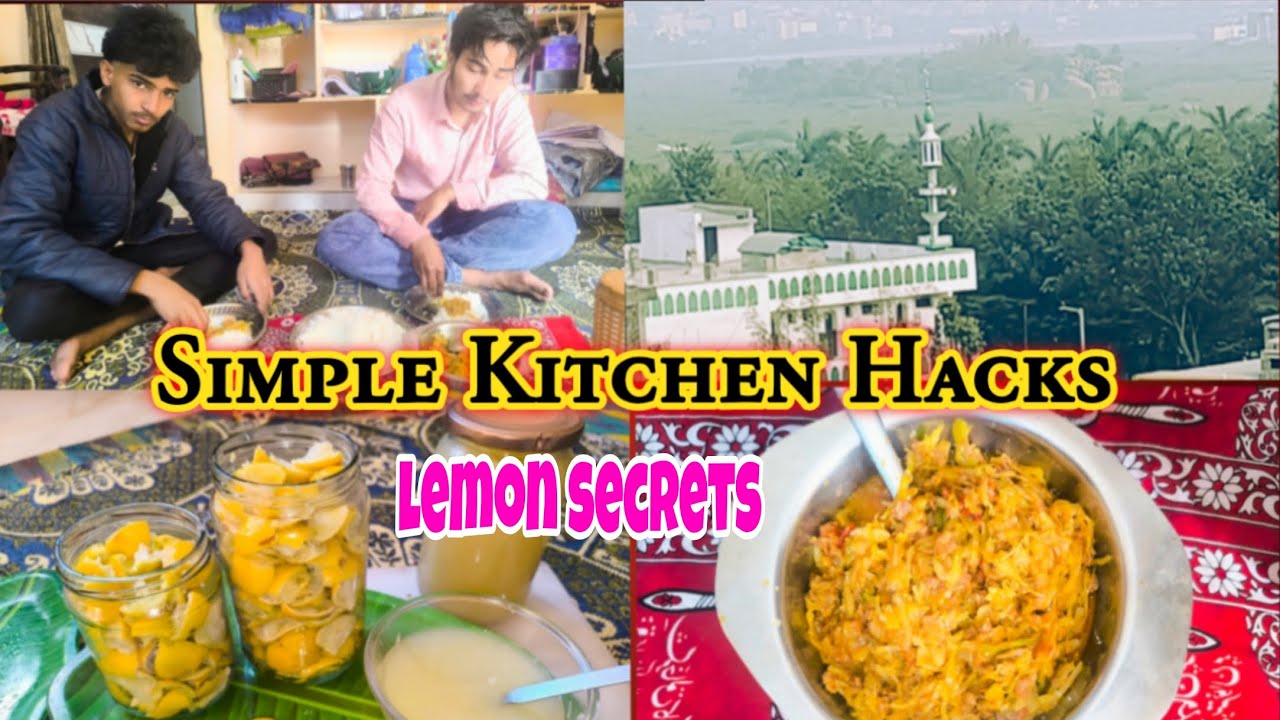 Nimbu🍋Ka Ras Store Karne Ka Easy Tarika || Nimbu Ke Chilke Se Banayi..❓|| Smart Kitchen Hacks & Tips