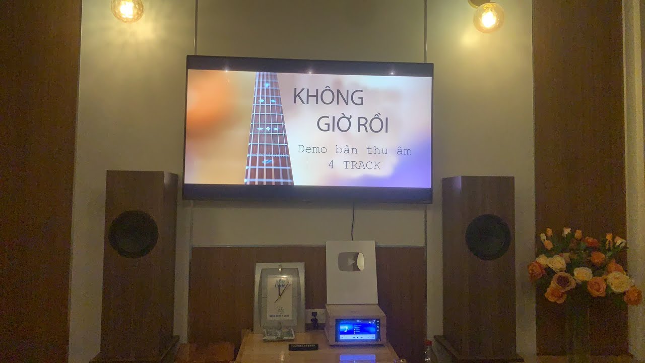 Thưởng thức bản nhạc mới thu trên cặp loa toàn dải tự chế
